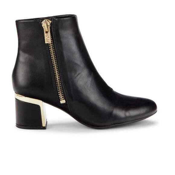 NEW DKNY Crosbi Block Heel Ankle Boots Black bootie size 6 - Picture 8 of 8